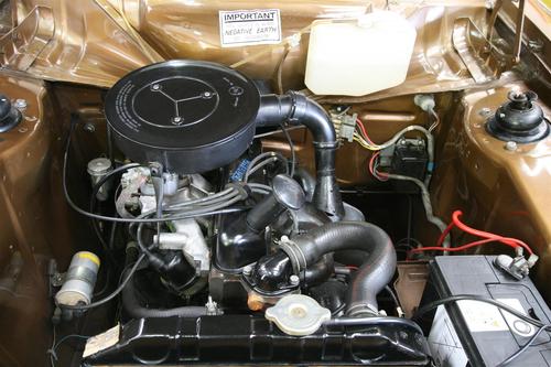 1972 Ford Escort MK1 XL Engine Bay