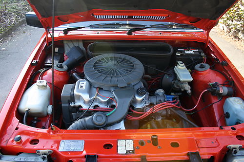 1985 Ford Escort MK3 1.6 Ghia Engine Bay