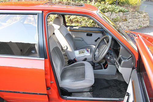 1985 Ford Escort MK3 1.6 Ghia Front Interior