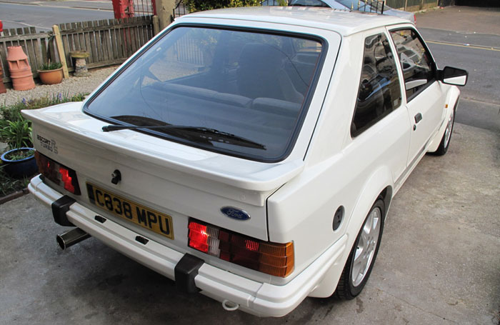 1986 Ford Escort RS Turbo S1 Back 2