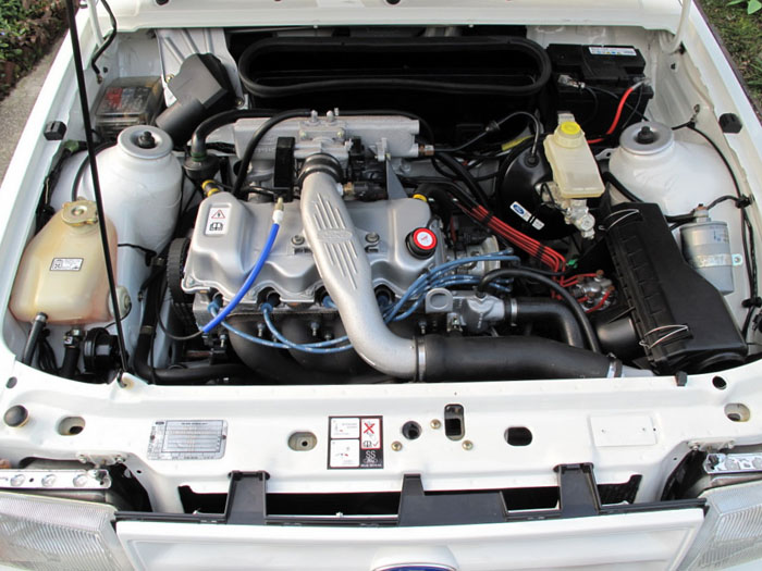 1986 Ford Escort RS Turbo S1 Engine Bay