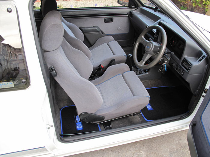 1986 Ford Escort RS Turbo S1 Front Interior