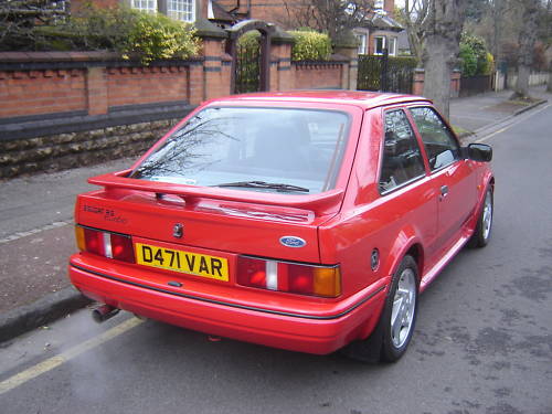 1986 ford escort series 2 rs turbo red 3