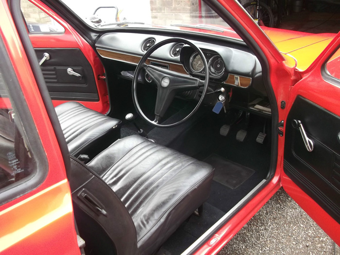 1972 Ford Escort MK1 1100 Interior