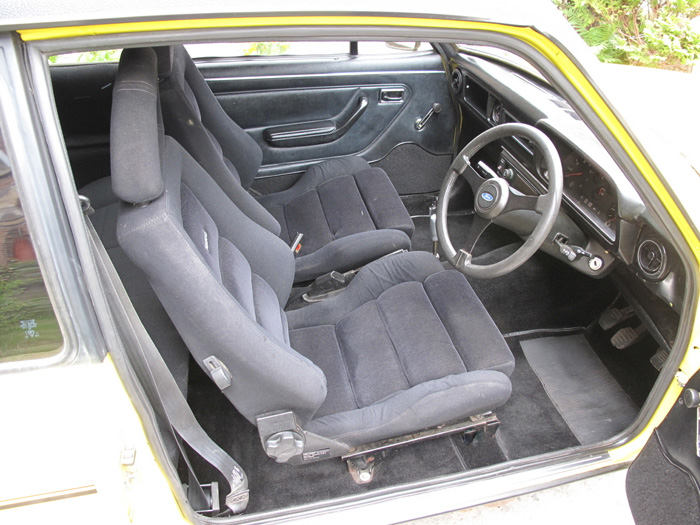 1979 Ford Escort MK2 RS2000 Custom Droop Snoot Interior 1