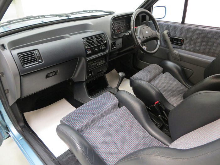1989 Ford Escort MK3 XR3i Cabriolet Special Edition Front Interior 2