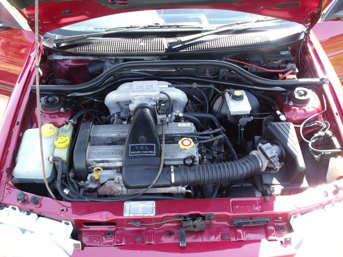 1993 Ford Escort XR3i Convertible Engine Bay