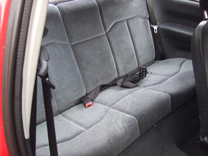 1995 Ford Fiesta MK3 1.1 Quartz Rear Interior