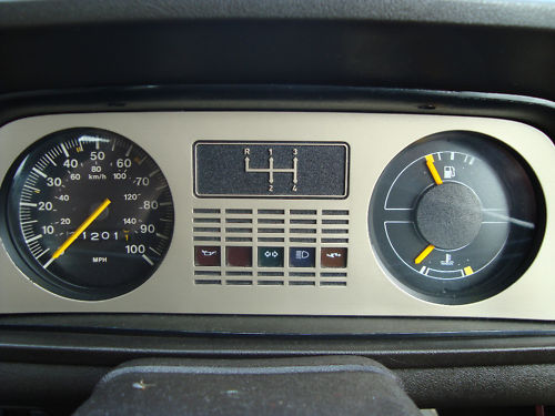 1980 ford fiesta l mark 1 dashboard