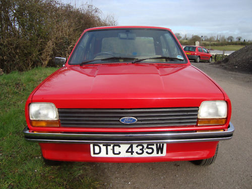 1980 ford fiesta l mark 1 front