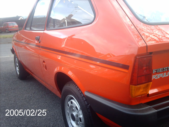 1982 ford fiesta popular plus red 1.1l 4