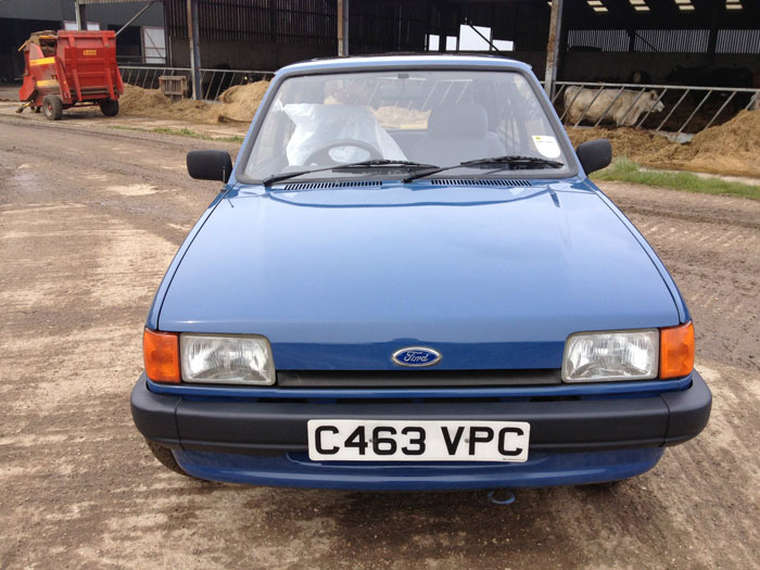 1986 Ford Fiesta Mk2 1.1 Popular Plus Front