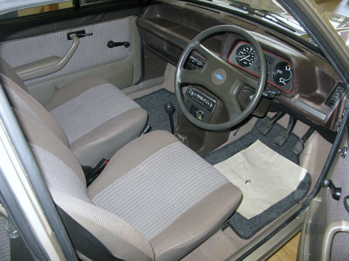 1983 Ford Fiesta MK1 1.1 Finesse Interior
