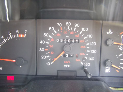 1988 ford granada scorpio i white speedometer