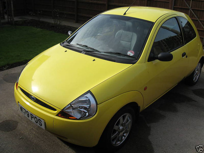 2000 ford ka millenium yellow 2