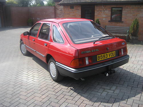 1984 ford sierra gl red 3