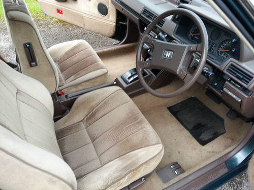 1983 MK 2 Honda Accord EX Auto Front Interior
