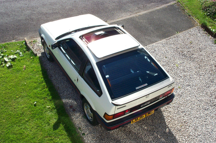 1985 Honda CRX MK1 Overhead