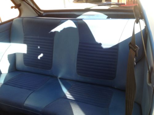 1981 Honda Civic MK2 3A Rear Interior