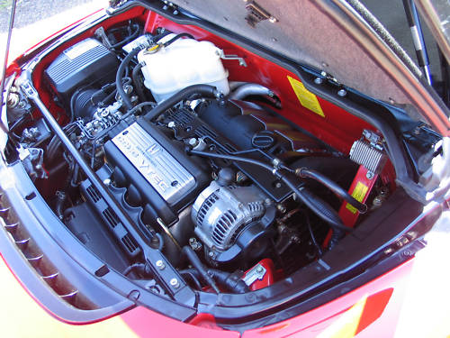 1991 honda nsx 3.0 manual red engine bay 1