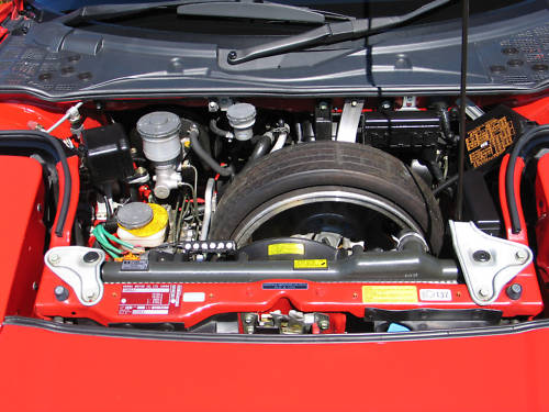 1991 honda nsx 3.0 manual red engine bay 2