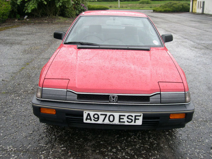 1984 honda prelude gm red front
