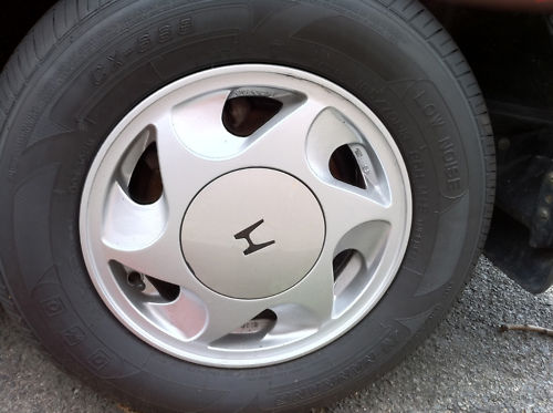 1991 honda prelude ex auto red wheel