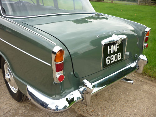 1964 humber hawk saloon back