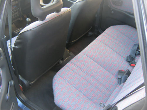 1994 Hyundai Pony 1.3 X2 LS Rear Interior 2