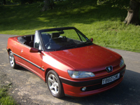 591 1999 peugeot 306 cabriolet convertible 2.0 icon