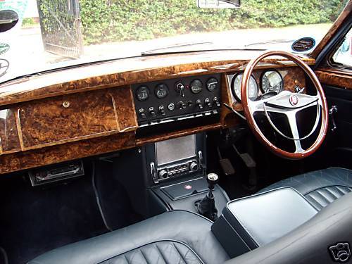 1961 Jaguar MK2 3.4 Interior Dashboard Steering Wheel