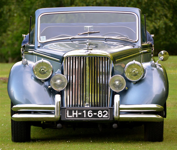 1950 jaguar mark v 3.5 litre front