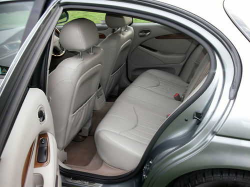 2001 Jaguar S-Type V6 SE Rear Interior