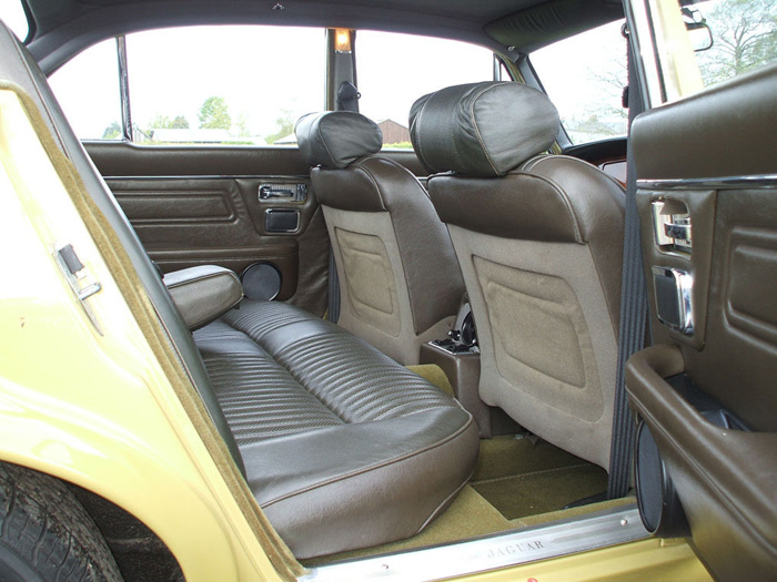 1973 Jaguar XJ6 Series II 4.2 SWB Rear Interior