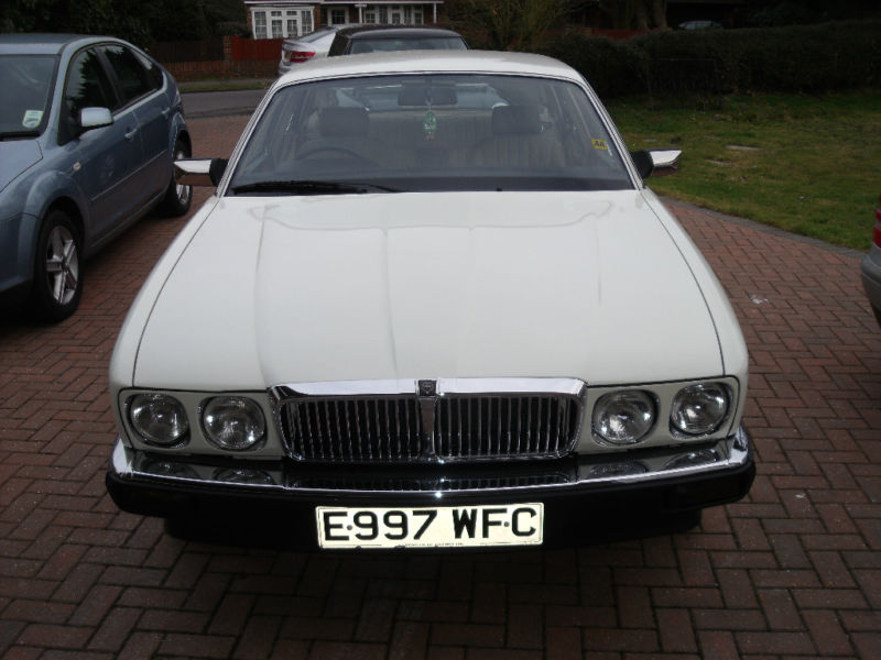 1987 jaguar xj6 white front