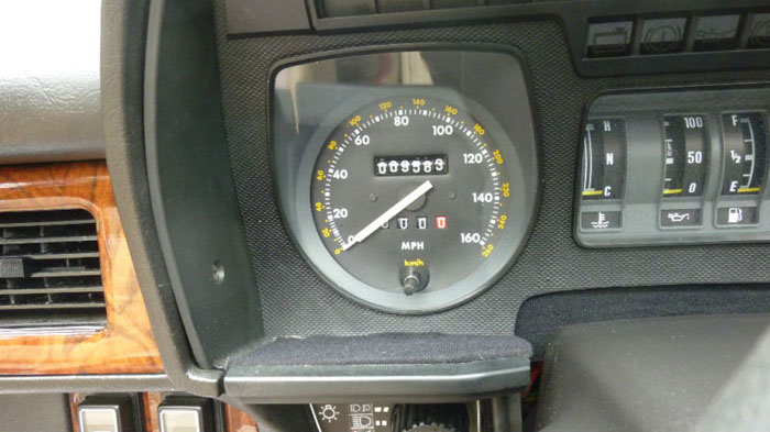 1990 jaguar xjs v12 convertible regency red speedometer