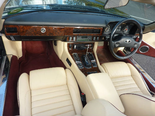 1989 jaguar xjs v12 cabriolet auto interior