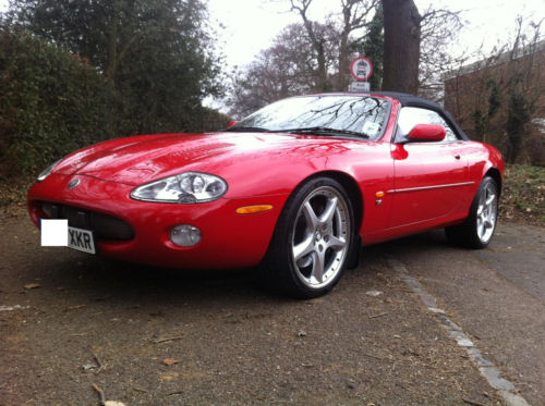 2003 jaguar xkr auto red 4.2 premium supercharged 400 bhp 1