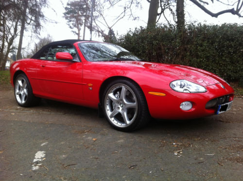 2003 jaguar xkr auto red 4.2 premium supercharged 400 bhp 3