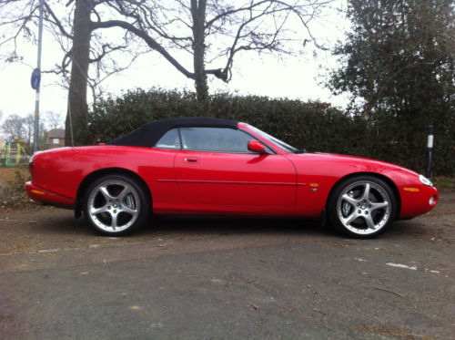 2003 jaguar xkr auto red 4.2 premium supercharged 400 bhp 4