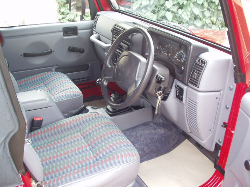 1997 jeep wrangler 2.5 sport convertible interior 1