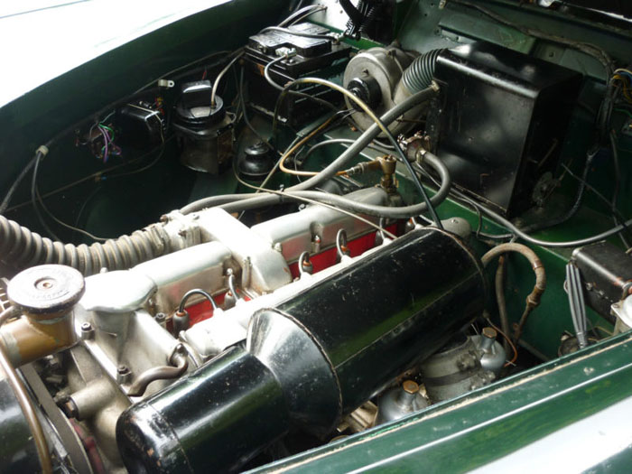 1954 lagonda db 3 litre fixed head coupe by tickford engine bay
