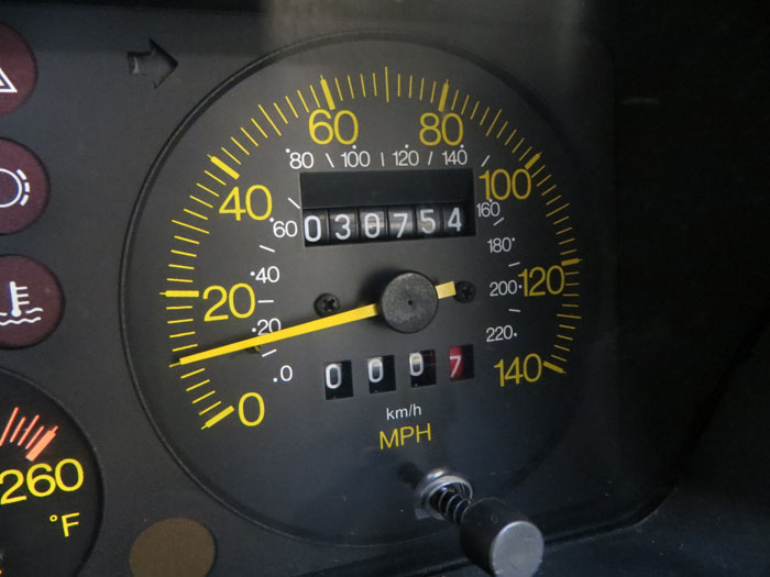 1990 Lancia Delta HF Turbo Speedometer