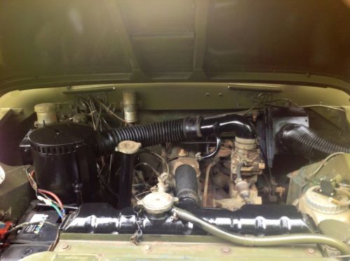 1972 Land Rover Series 3 Engine Bay