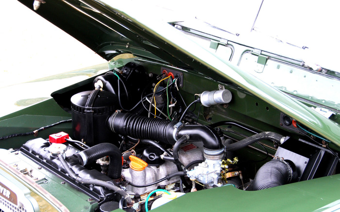 1979 Land Rover Series 3 SWB Engine Bay