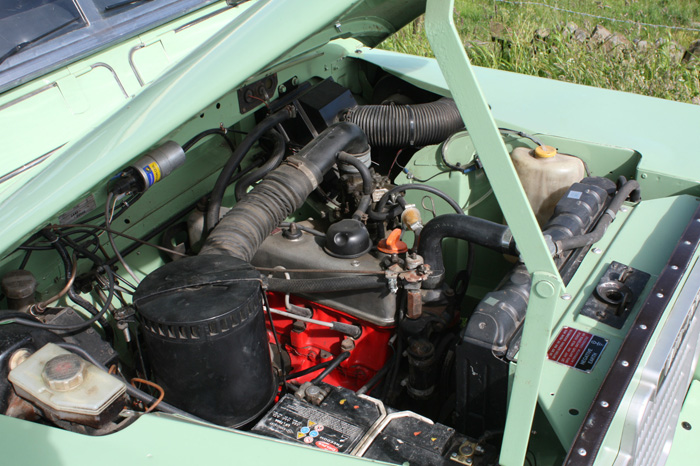 1981 Landrover Series 3 SWB Engine Bay
