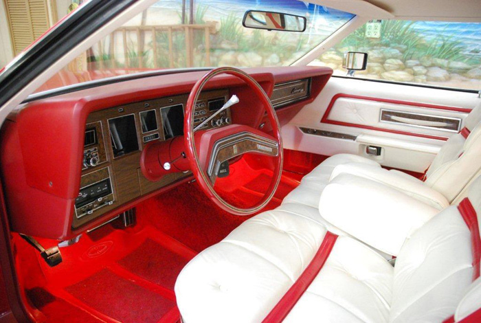 1976 Lincoln Mark 4 Lipstick Edition Interior Dashboard