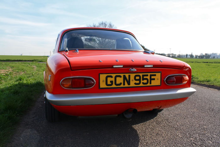 1968 lotus elan s3 fhc back