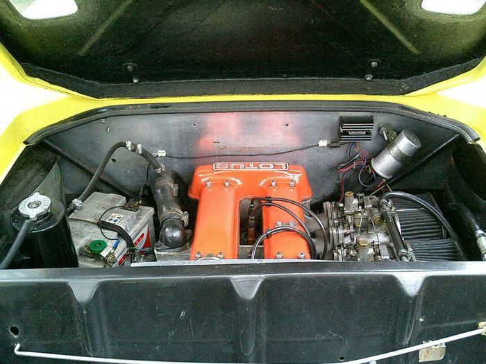 1971 Lotus Europa Twin Cam Engine Bay