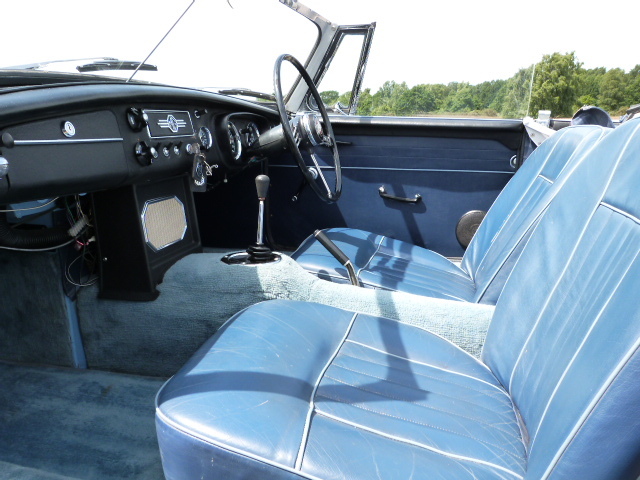 1963 MGB Roadster Front Interior
